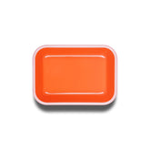 Enamel Baking Dish Coral 21 cm